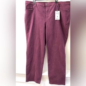 Gloria Vanderbilt Amanda SZ 18 🆕 Tapered leg classic rise supreme stretch